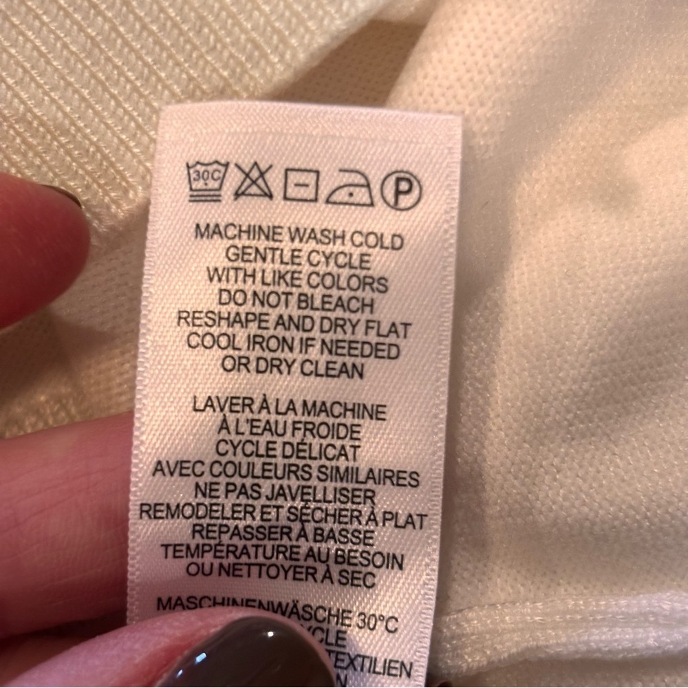 NWT Adrianna Papell White Clip Dot V-NeckCardigan,Medium,Feminine Girly Romantic - Picture 12 of 15